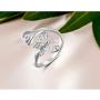 DAOCHONG 925 Sterling Silver Open Animal Rings for Women (Resizable Ring)