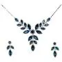 Faship Gorgeous Rhinestone Crystal Floral Necklace Earrings Set Faship Gorgeous Rhinestone Crystal Floral Necklace Earrings Set