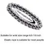 Byson 4 Pcs/Set Black Hematite 8mm Ball Bead Magnetic Therapy Bracelet Magnet Stone Bracelet Relieve Arthritis Headache Stress Relieving Magnet Bracelet Jewelry Anxiety Relief for Carpel Tunne Byson 4 Pcs/Set Black Hematite 8mm Ball Bead Magnetic Therapy Bracelet Magnet Stone Bracelet Relieve Arthritis Headache Stress Relieving Magnet Bracelet Jewelry Anxiety Relief for Carpel Tunne