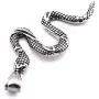 GUNGNEER Stainless Steel Egyptian Egypt Cobra Snake Pendant Necklace Protection Strength Amulet Jewelry Talisman GUNGNEER Stainless Steel Egyptian Egypt Cobra Snake Pendant Necklace Protection Strength Amulet Jewelry Talisman