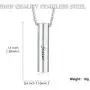 JAYUMO Stainless Steel Cremation Jewelry Urn Necklace for Ashes Keepsake Memorial Pendant Necklace for Men Women JAYUMO Stainless Steel Cremation Jewelry Urn Necklace for Ashes Keepsake Memorial Pendant Necklace for Men Women
