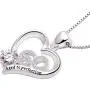 ALOV Jewelry Sterling Silver 60th Birthday Aged to Perfection Cubic Zirconia Pendant Necklace ALOV Jewelry Sterling Silver 60th Birthday Aged to Perfection Cubic Zirconia Pendant Necklace