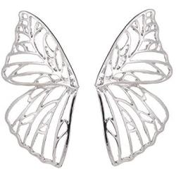 TIANHONGYAN Bohemian Hollow Butterfly Earrings Unique simple Butterfly wing Stud Lightweight Boho Dangle Drop Earrings for Women Girls Jewelry