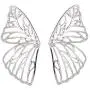 TIANHONGYAN Bohemian Hollow Butterfly Earrings Unique simple Butterfly wing Stud Lightweight Boho Dangle Drop Earrings for Women Girls Jewelry