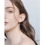 SLUYNZ 925 Sterling Silver Droplet Threader Earrings Chain for Women Teen Girls Olive Leaves Dangle Earrings