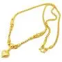 Heart Beaded 22k 23k 24k Thai Baht Yellow Gold GP Necklace Pendant Jewelry Women Heart Beaded 22k 23k 24k Thai Baht Yellow Gold GP Necklace Pendant Jewelry Women