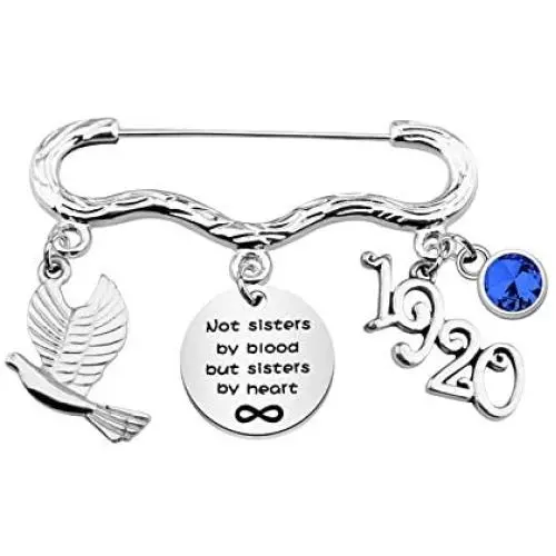 HOLLP Sorority Jewelry Not Sisters by Blood But Sisters by Heart Bracelet Sister Gift