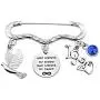 HOLLP Sorority Jewelry Not Sisters by Blood But Sisters by Heart Bracelet Sister Gift