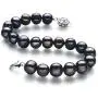 Kaitlyn Black 8-9mm A Quality Freshwater 925 Sterling Silver Cultured Pearl Bracelet For Women Kaitlyn Black 8-9mm A Quality Freshwater 925 Sterling Silver Cultured Pearl Bracelet For Women