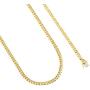 Nuragold 10k Yellow Gold 5mm Miami Cuban Link Chain Pendant Necklace, Mens Jewelry Box Clasp 16'' 18'' 20'' 22'' 24'' 26'' 28'' 30''