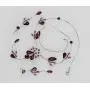 Faship Gorgeous Rhinestone Floral Crystal Necklace Earrings Set Faship Gorgeous Rhinestone Floral Crystal Necklace Earrings Set