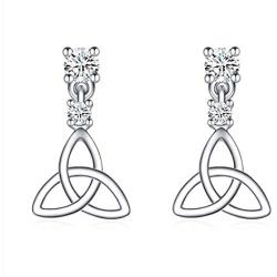 Celtic Circus | Claddagh Necklace | Celtic Knot Earrings | Irish Jewelry | Wedding | Claddagh | .925 Sterling Silver | St Patricks Day