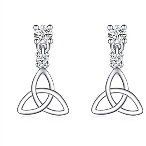 Celtic Circus | Claddagh Necklace | Celtic Knot Earrings | Irish Jewelry | Wedding | Claddagh | .925 Sterling Silver | St Patricks Day