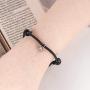 Magnet Bracelet for Couples 2 Pieces Relationship Magnetic Bracelet Mutual Attraction Rope Braided Couple Bracelet Pinky Promise Friendship Bracelet for Best Friend Boyfriend Girlfriend