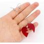 JoJo Bizarre Adventure Polnareff Earrings - Heart Puzzle Anime Earrings - Gift For Women and Girls