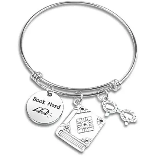 Book Lover Gift Bookworm Gift Book Nerd Bracelet Book Club Teacher Bracelet Librarian Gift Readers Gift Writer Author Bracelet Book Lover Gift Bookworm Gift Book Nerd Bracelet Book Club Teacher Bracelet Librarian Gift Readers Gift Writer Author Bracelet