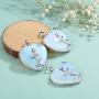 Top Plaza Natural Healing Crystals Heart Pendant Necklaces Reiki Quartz Gemstone Jewelry for Womens Girls