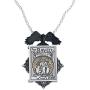 Alchemy of England Poes Raven Locket Necklace