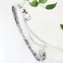 RENYILIN Creative Cuff Bracelet, Zodiac Bracelet, Inspirational Stainless Steel Bracelet for Men and Women