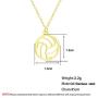 Flzaitian Stainless Steel Volleyball Pendant Necklace Clavicle Chain Jewelry for Sport Necklace