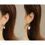 Fashion Drop Earrings Jewelry Earrings In Sterling Silver & Brass Set For Women Girls,For Birthday/Party/Christmas/Friendship Gifts