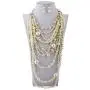 GRACE JUN Multilayer Strand Chain Faux Pearls Flapper Beads Cluster Long Choker Necklace GRACE JUN Multilayer Strand Chain Faux Pearls Flapper Beads Cluster Long Choker Necklace