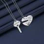 SIDIMELO Inspirational Gifts Couple Necklace Birthday Gifts for Boyfriend Girlfriend Gift for Valentines Day Birthday Gifts Couple Gifts Husband Wife Necklace