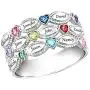 Shiny Alice Personalized Mothers Rings 9 Simulated Birthstones Rings for Mother Name Rings Mother Grandmother Gifts for Mothers Day Shiny Alice Personalized Mothers Rings 9 Simulated Birthstones Rings for Mother Name Rings Mother Grandmother Gifts for Mothers Day