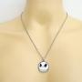 OhDeal4U Halloween Jack Skellington o Lantern Pumpkin King Pewter Pendant Charm Amulet Necklace Chain Choker