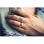 Cat ring, retro silver-plated cute animal cat tail adjustable ring girl cat lover gift