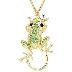 SENFAI Frog Clip Eyeglass Holder Pendant Necklace Jewelry 3 Colors