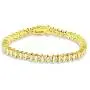 SKLY 14K Gold Plated Classic Tennis Bracelet for Women Men Wedding Jewelry CubicZirconia White 3mm 7.5'' SKLY 14K Gold Plated Classic Tennis Bracelet for Women Men Wedding Jewelry CubicZirconia White 3mm 7.5''