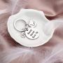 HOLLP Sobriety Keychain Sober 1/2/5 Years Anniversary Keychain Sobriety Jewelry Never Never Give Up Keychain Recovery Symbol Keychain