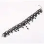 MOYI Gothic Lace Choker Necklace Black Beaded Antique Bronze Adjusted Dainty Masquerade Party Dress Halloween Jewelry for Women Girls MOYI Gothic Lace Choker Necklace Black Beaded Antique Bronze Adjusted Dainty Masquerade Party Dress Halloween Jewelry for Women Girls