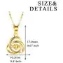 Real 18k Gold Love Knot Pendant Necklace for Women, Anniversary Jewelry for Wife, Gifts for Mother/Girlfriend, 18'' Real 18k Gold Love Knot Pendant Necklace for Women, Anniversary Jewelry for Wife, Gifts for Mother/Girlfriend, 18''