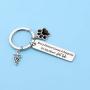 UJIMS Veterinarian Keychain Paw Print Gift Every Patient Leaves A Pawprint On My Heart Veterinary Medicine Jewelry Vet Tech Appreciation Gift