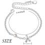SILVER MOUNTAIN S925 Sterling Silver Jewelry Flower Charm with Freshwater Cultured Pearl Adjustable Chain Link Bracelet Gift For Teen Girls, Little Girls, Children