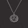 CENWA Outlander Inspired Jewelry Celtic Knot Cross Pendant Necklace Outlander Claire Fraser Necklace Sassenach Scottish Outlander Gift