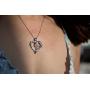 Embolden Jewelry Silver Christian Cross & Heart Pendant [I Love Jesus] CZ Necklace - Amazing Mothers Day, Easter for Girls Teens & Women