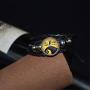 Jack and Sally Nightmare Before Christmas Adjustable Hand Woven Leather Bracelet-2