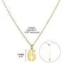 Baffaricco Number Initial Necklace for Women Girls Stainless Steel 0-9 Charm Pendent Necklace with Chain Gold Plated Lucky Necklace Baffaricco Number Initial Necklace for Women Girls Stainless Steel 0-9 Charm Pendent Necklace with Chain Gold Plated Lucky Necklace