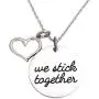 LParkin Cactus Necklace We Stick Together Best Friend Necklace Stainless Steel Sister Necklaces LParkin Cactus Necklace We Stick Together Best Friend Necklace Stainless Steel Sister Necklaces