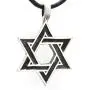 Trilogy Jewelry Pewter Star of David Jewish Hebrew Hanukkah Pendant on Leather Necklace Trilogy Jewelry Pewter Star of David Jewish Hebrew Hanukkah Pendant on Leather Necklace