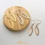 555Jewelry Womens Stainless Steel Teardrop Hollow Dangle Stylish Shiny Earrings