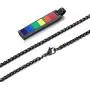 AIKESIWAI Lesbian Necklace,Lesbian Stuff,Pride Rainbow Necklace, Rainbow Rectangular Pendant, Stainless Steel Rainbow Necklace, LGBT Pendant, Gay and Lesbian Pride Pendant AIKESIWAI Lesbian Necklace,Lesbian Stuff,Pride Rainbow Necklace, Rainbow Rectangular Pendant, Stainless Steel Rainbow Necklace, LGBT Pendant, Gay and Lesbian Pride Pendant