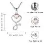 Medicine Stethoscope Necklace Sterling Silver Heartbeat EKG Pendant Necklace Nurse Physician Jewelry for Doctors Medical Science Student gifts Medicine Stethoscope Necklace Sterling Silver Heartbeat EKG Pendant Necklace Nurse Physician Jewelry for Doctors Medical Science Student gifts