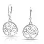 Family Tree of Life Leverback Earring Drop Earrings
