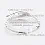 SA SILVERAGE 925 Sterling Silver Feather Bracelet Bangles For Women Vintage Style Adjustable Cuff Jewelry SA SILVERAGE 925 Sterling Silver Feather Bracelet Bangles For Women Vintage Style Adjustable Cuff Jewelry