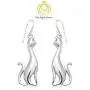 Big Apple Hoops - High Polish Sterling Silver Big Hollow Cat Drop Dangle Lightweight Earrings Made from Genuine Solid 925 Sterling Silver Special Fashion Gifts for Men, Teens, Women Big Apple Hoops - High Polish Sterling Silver Big Hollow Cat Drop Dangle Lightweight Earrings Made from Genuine Solid 925 Sterling Silver Special Fashion Gifts for Men, Teens, Women