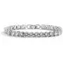 Mariell Glamorous Platinum Silver 6 1/2'' Petite Size CZ Bridal Tennis Bracelet - Ideal for Smaller Wrist! Mariell Glamorous Platinum Silver 6 1/2'' Petite Size CZ Bridal Tennis Bracelet - Ideal for Smaller Wrist!